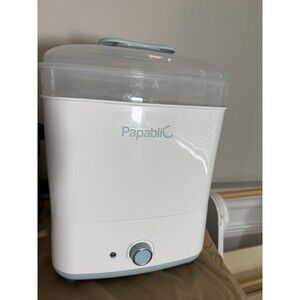 Papablic Baby Bottle Sterilizer/Dryer, Electric Steam Sanitizer Holds 11 Bottles